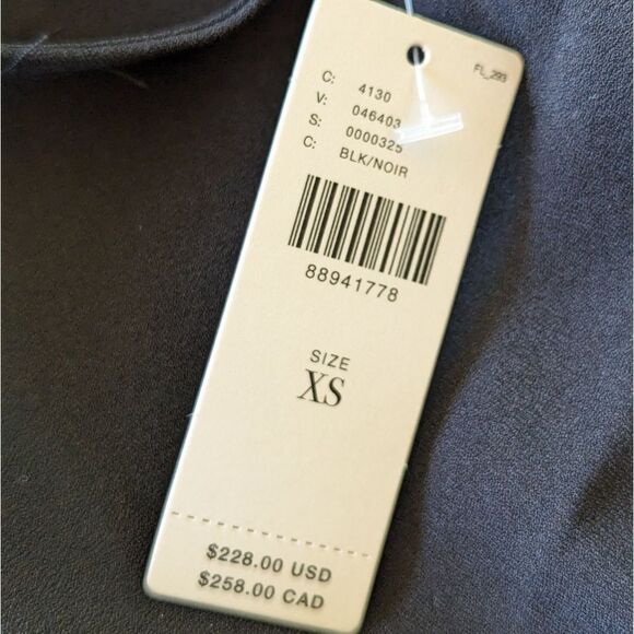 Anthropologie Asymmetrical Lace Maxi Slip Dress XS NWT | Modern Romantic Goth - Picture 8 of 15